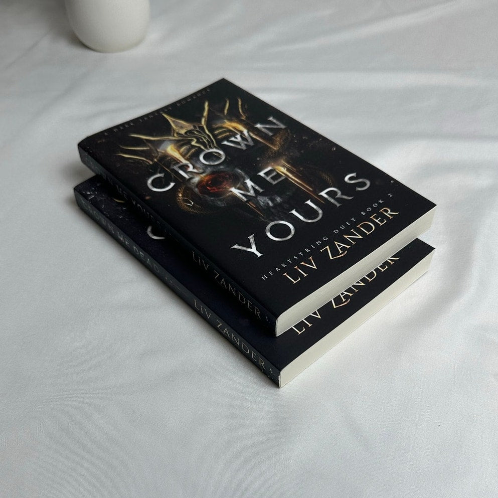 Crown Me Dead & Crown Me Yours by Liv Zander | OOP Indie Paperback Set