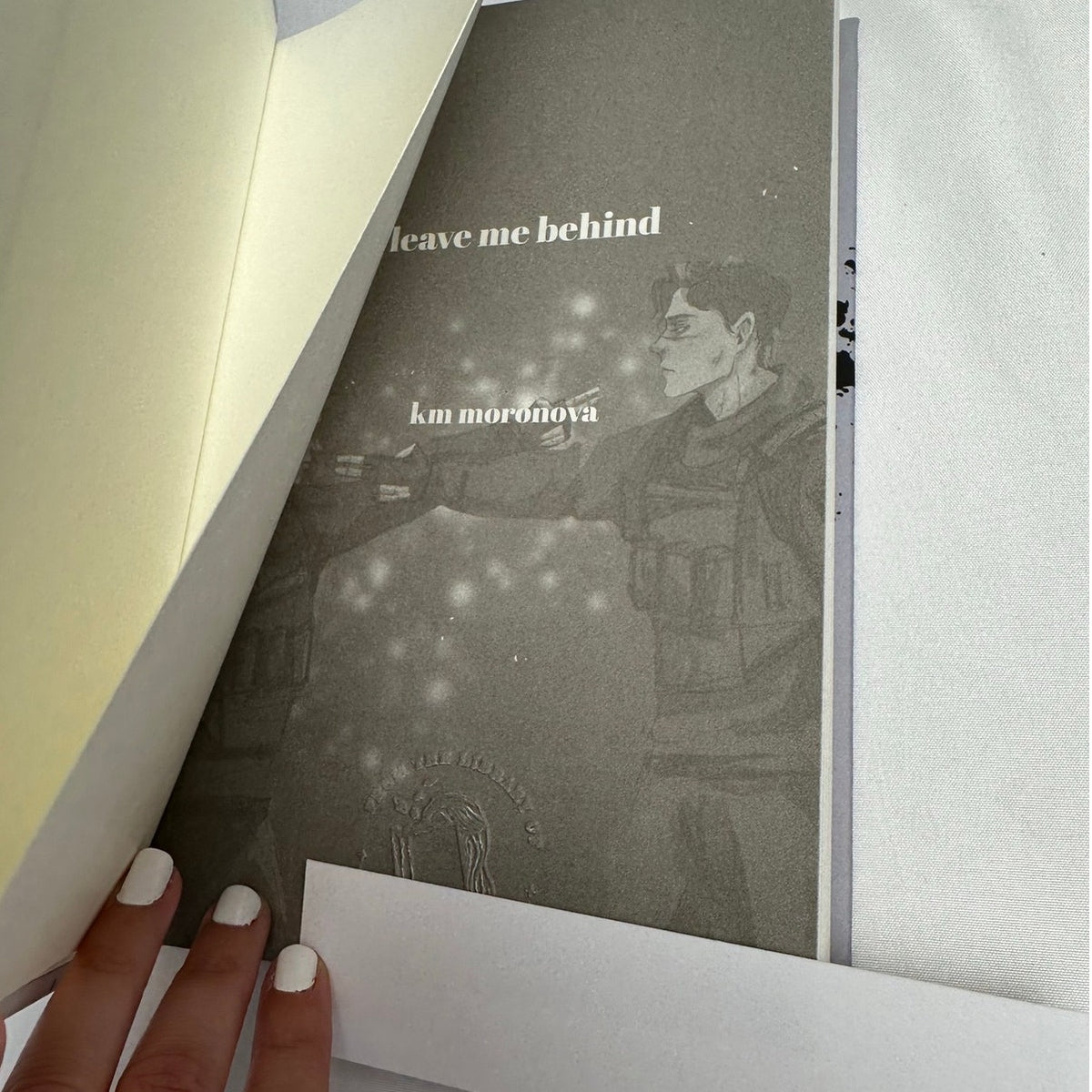 Leave Me Behind by K.M. Moronova | OOP Original Indie Model Cover Hardcover
