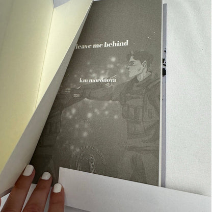 Leave Me Behind by K.M. Moronova | OOP Original Indie Model Cover Hardcover