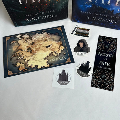 Worthy of Fate & Bound by Fate by A.N. Caudle | Signed OOP Indie Hardcover Set