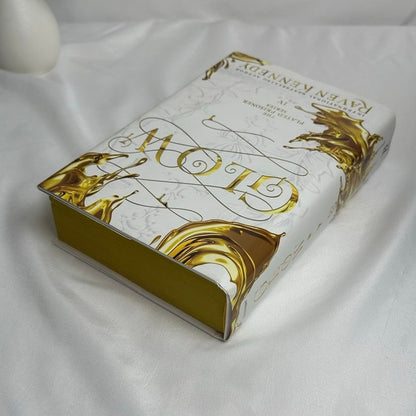 Glow by Raven Kennedy | Deluxe Digitally Signed Sprayed Edges Hardcover