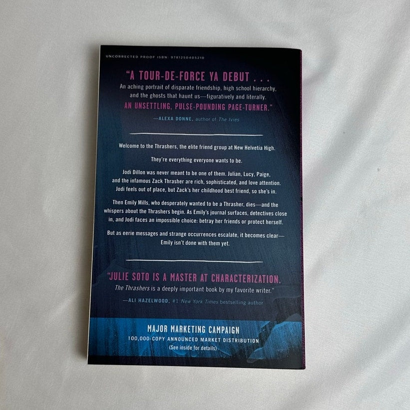 The Thrashers by Julie Soto | ARC Advanced Reader Copy Paperback