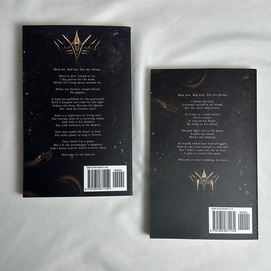 Crown Me Dead & Crown Me Yours by Liv Zander | OOP Indie Paperback Set
