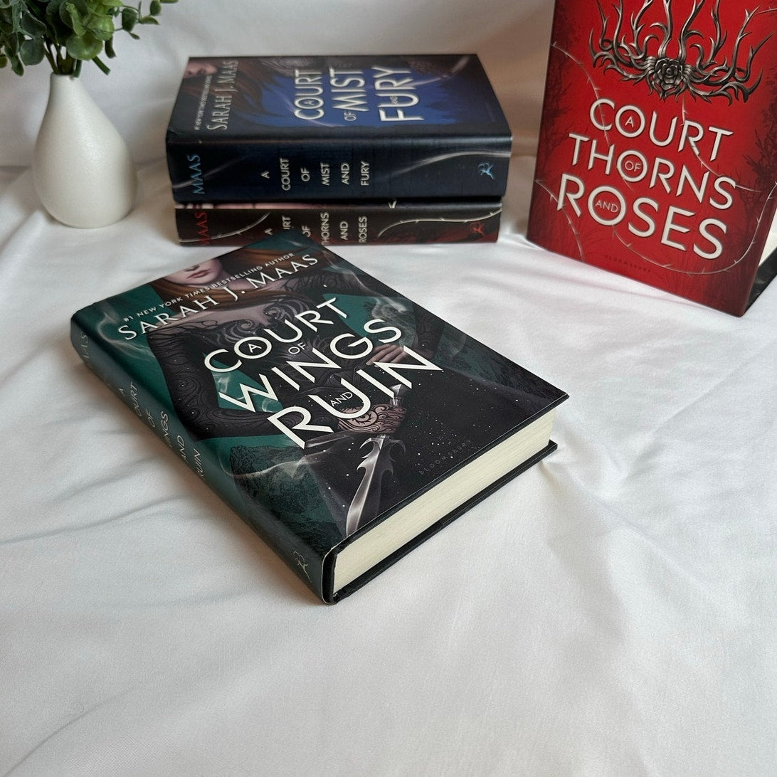 A Court of Thorns and Roses by Sarah J. Maas | OOP Original Hardcover Box Set Books 1–3