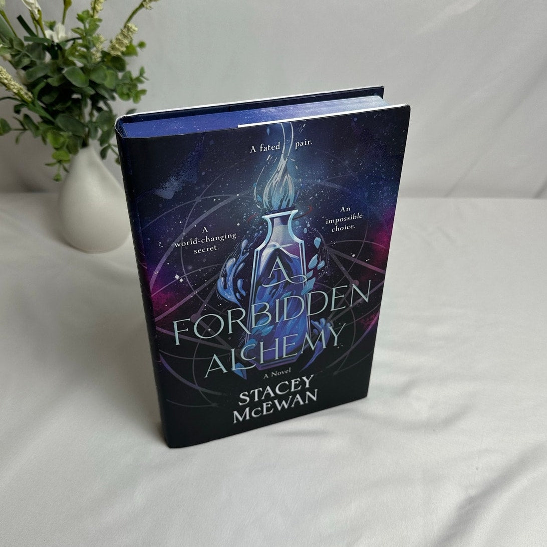 A Forbidden Alchemy by Stacey McEwan | OOP Deluxe Sprayed Edges Hardcover