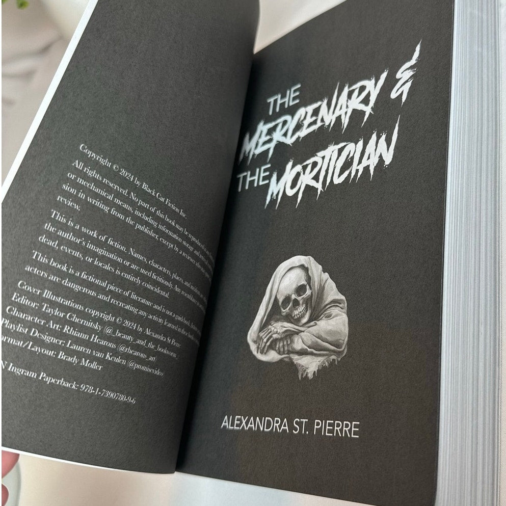 The Mercenary & the Mortician by Alexandra St Pierre | OOP Indie Paperback
