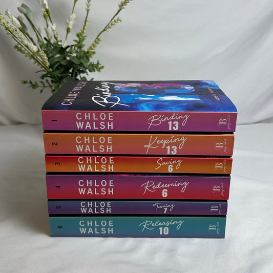 Boys of Tommen by Chloe Walsh | OOP Ombre Spine Paperback 6-Book Set
