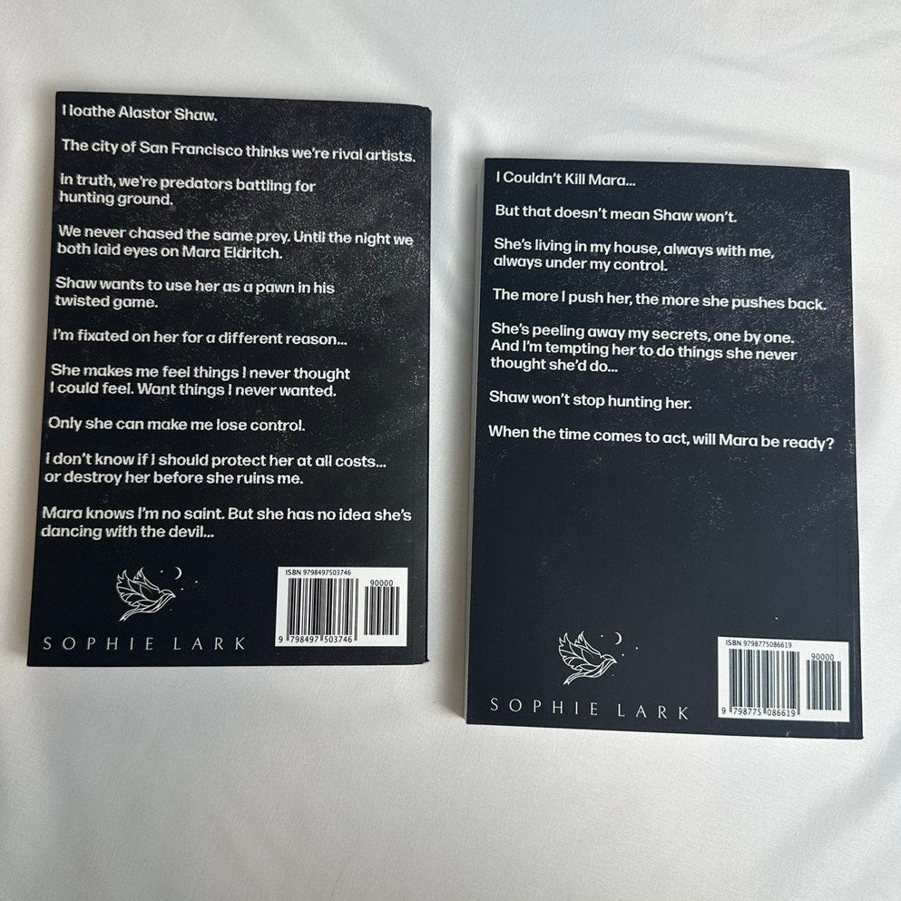 SIGNED There Are No Saints There Is No Devil Sophie Lark OOP Indie Set