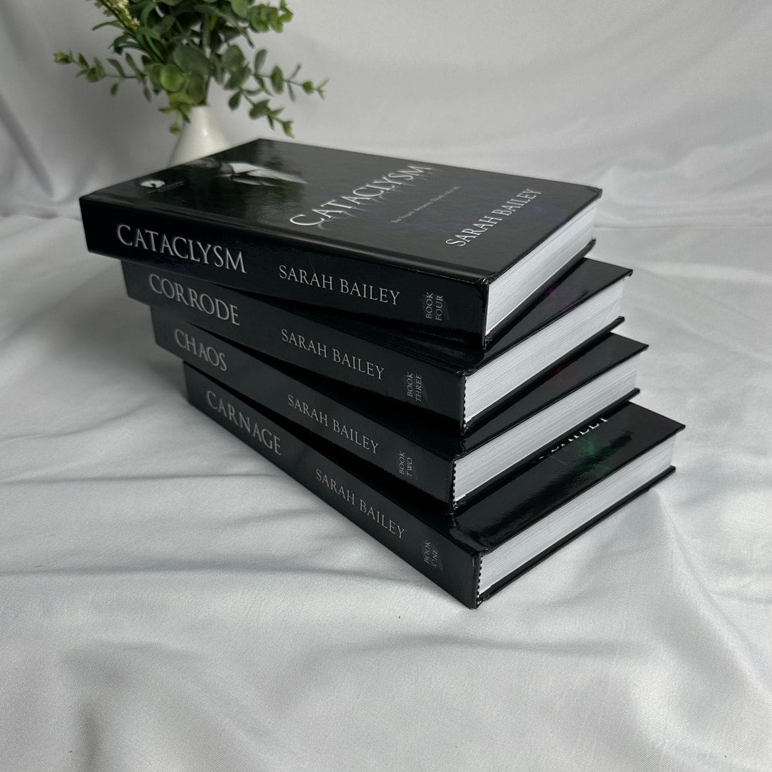 Four Horsemen Complete Series by Sarah Bailey | Carnage, Chaos, Corrode & Cataclysm Hardcover Set