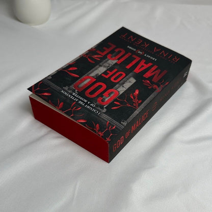God of Malice by Rina Kent | Digitally Signed Deluxe Sprayed Edges Paperback