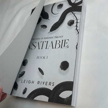 Insatiable by Leigh Rivers | OOP Original Indie Paperback