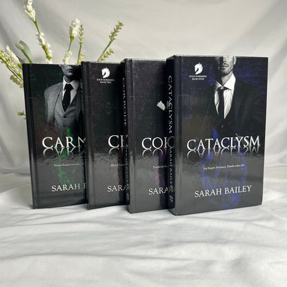 Four Horsemen Complete Series by Sarah Bailey | Carnage, Chaos, Corrode & Cataclysm Hardcover Set