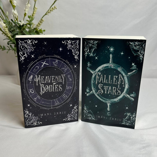 Heavenly Bodies & Fallen Stars by Imani Erriu | OOP Indie Paperback Set