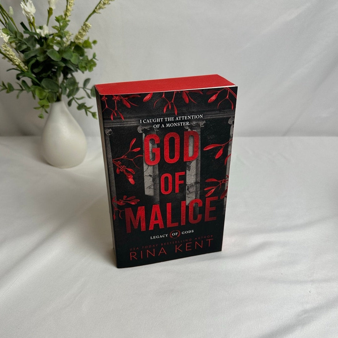 God of Malice by Rina Kent | Digitally Signed Deluxe Sprayed Edges Paperback