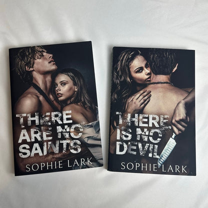 SIGNED There Are No Saints There Is No Devil Sophie Lark OOP Indie Set