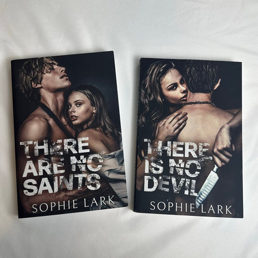 SIGNED There Are No Saints There Is No Devil Sophie Lark OOP Indie Set