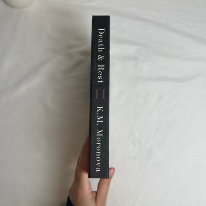 A God of Death & Rest by K.M. Moronova | OOP Hardcover
