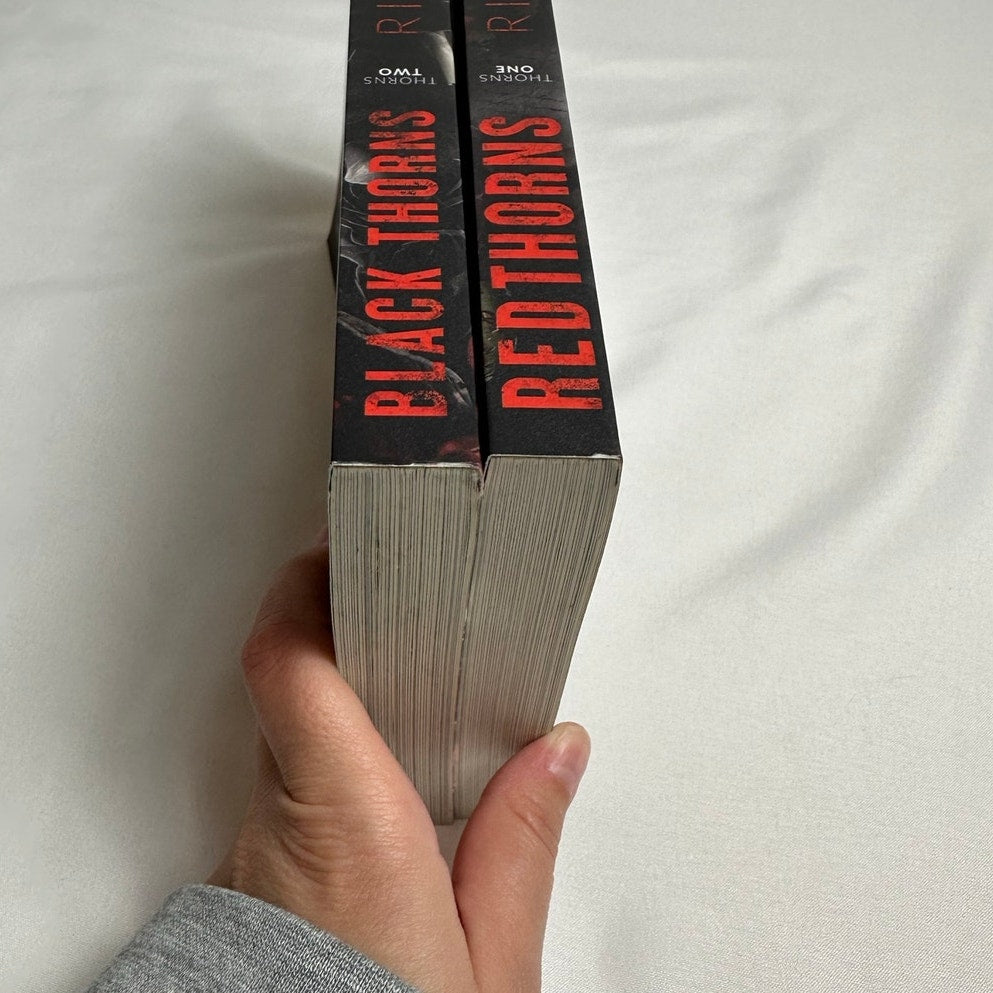 Red Thorns & Black Thorns by Rina Kent | OOP Indie Paperback Duet Set
