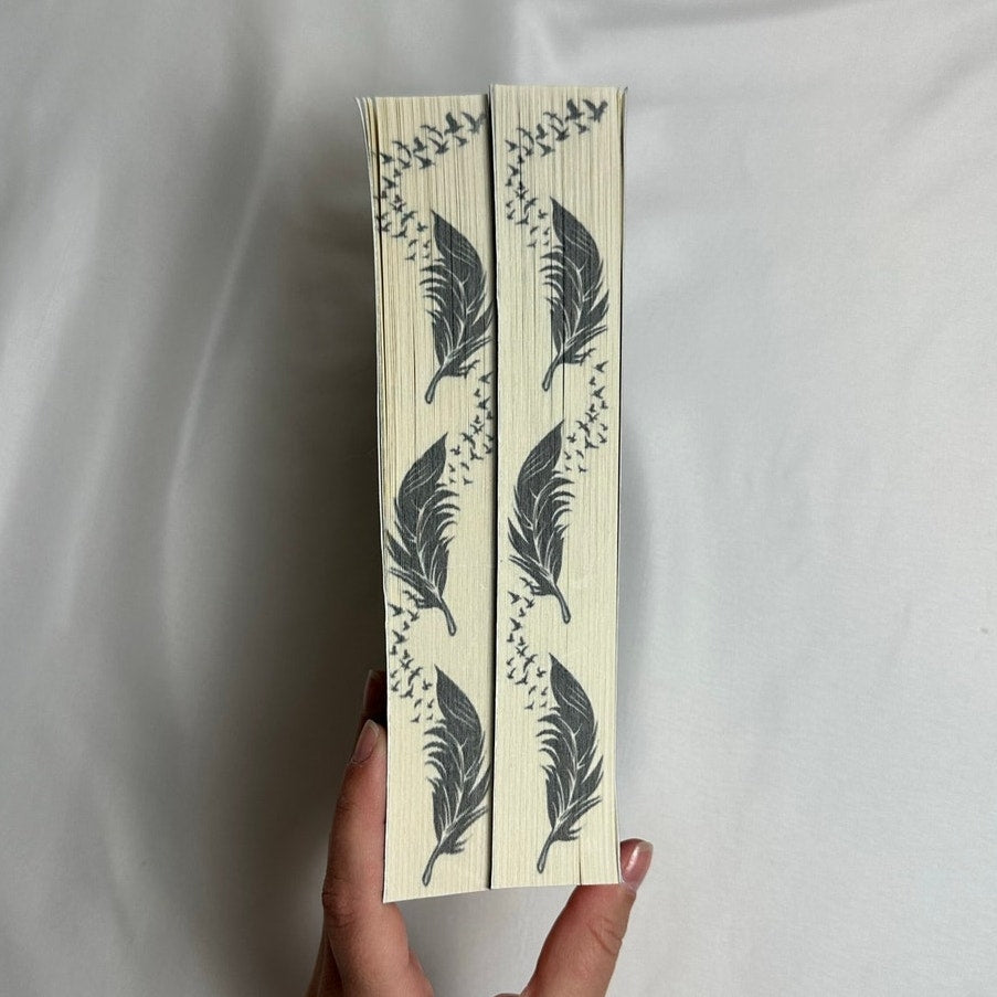 Feathers So Vicious & Shadows So Cruel by Liv Zander | OOP Indie Paperback Duet Set