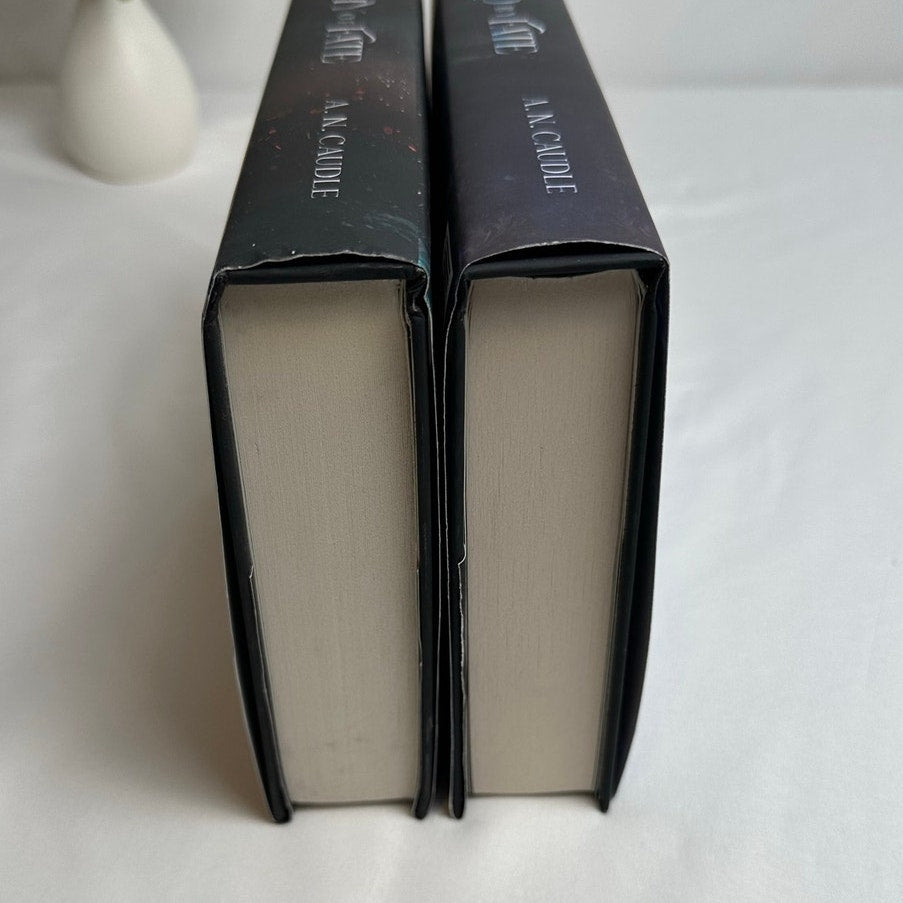 Worthy of Fate & Bound by Fate by A.N. Caudle | Signed OOP Indie Hardcover Set