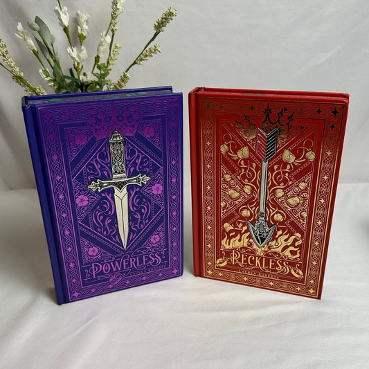 Powerless & Reckless by Lauren Roberts | Signed Bookish Box Special Edition Hardcover Set