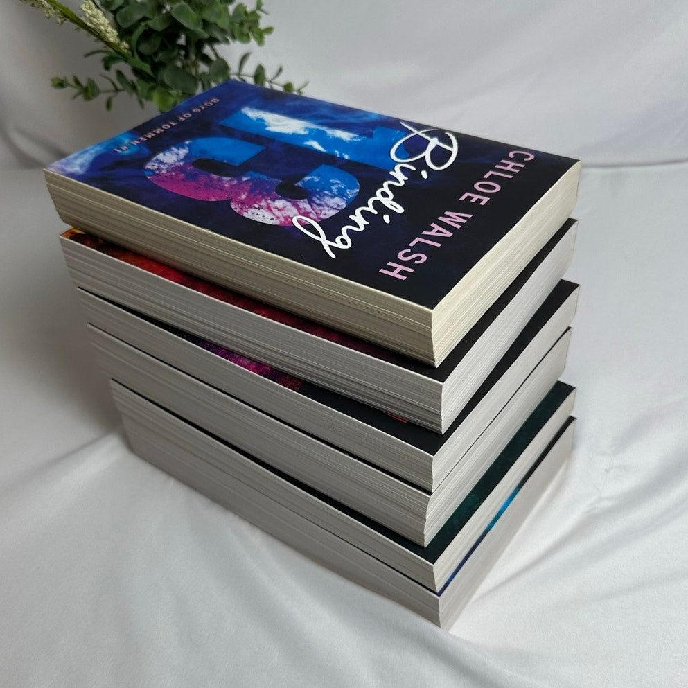 Boys of Tommen by Chloe Walsh | OOP Ombre Spine Paperback 6-Book Set