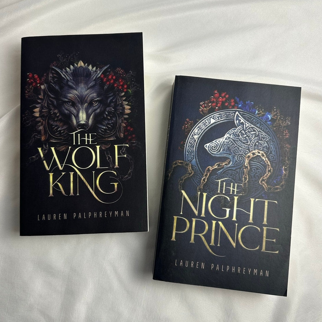 The Wolf King & The Night Prince by Lauren Palphreyman | OOP Indie PB Set