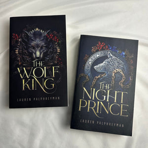 The Wolf King & The Night Prince by Lauren Palphreyman | OOP Indie PB Set