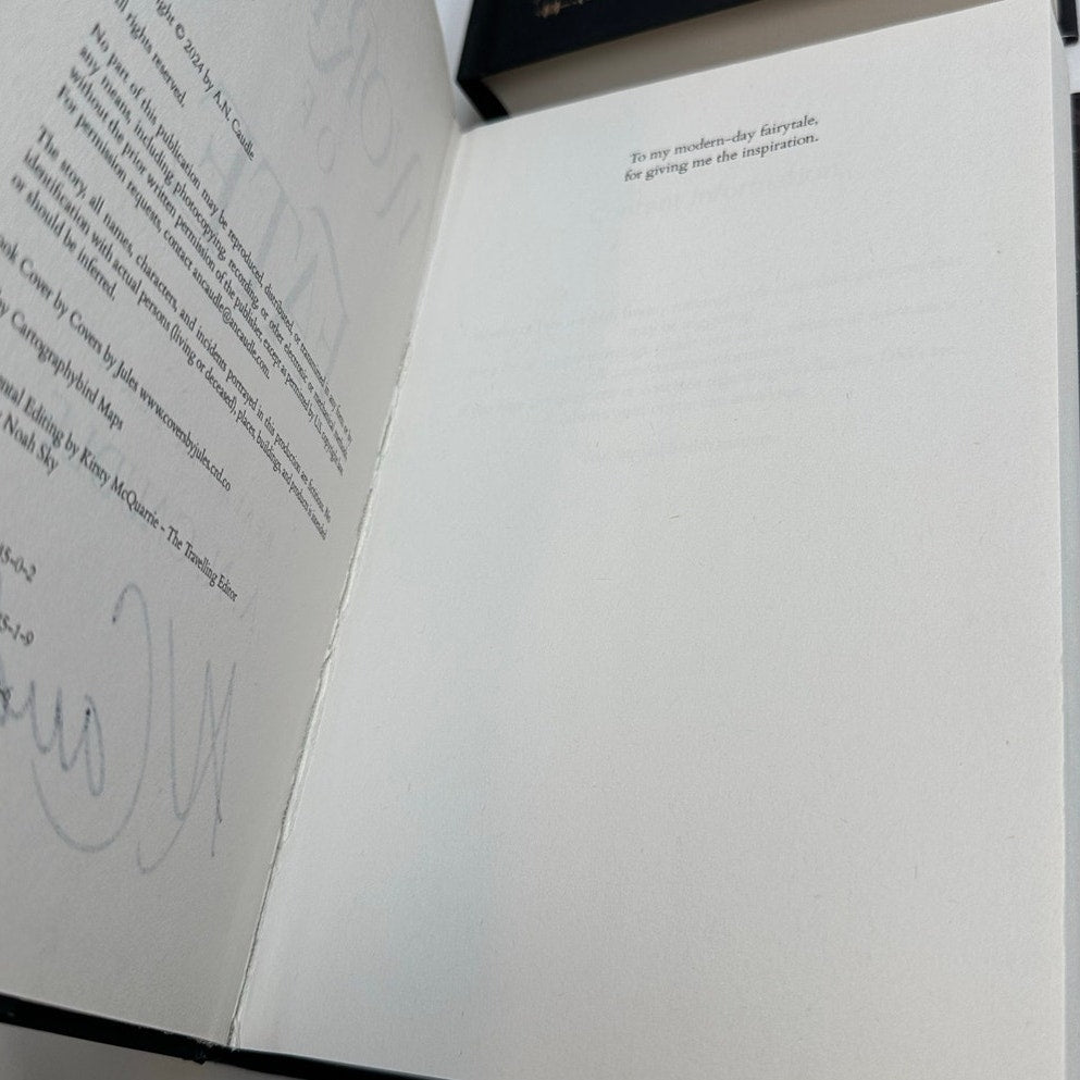 Worthy of Fate & Bound by Fate by A.N. Caudle | Signed OOP Indie Hardcover Set