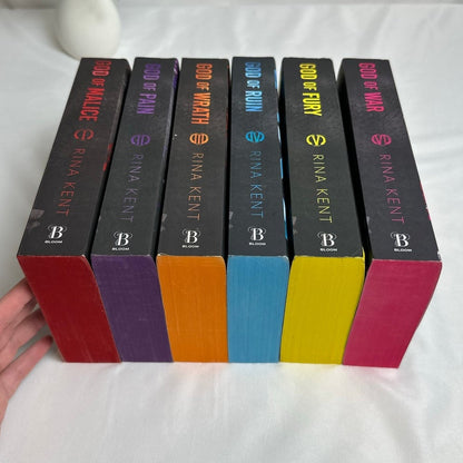 Legacy of Gods by Rina Kent | Complete Deluxe Paperback 6-Book Set