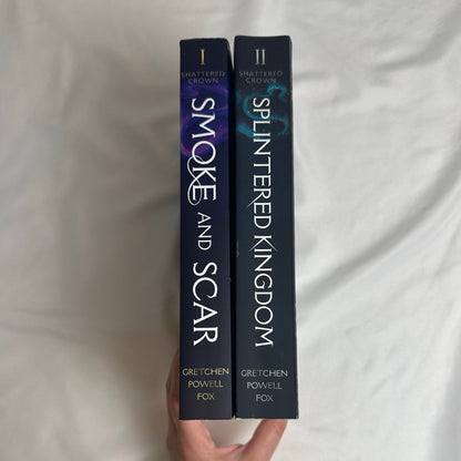 Smoke & Scar + Splintered Kingdom by Gretchen Powell Fox | OOP Indie Paperback Set