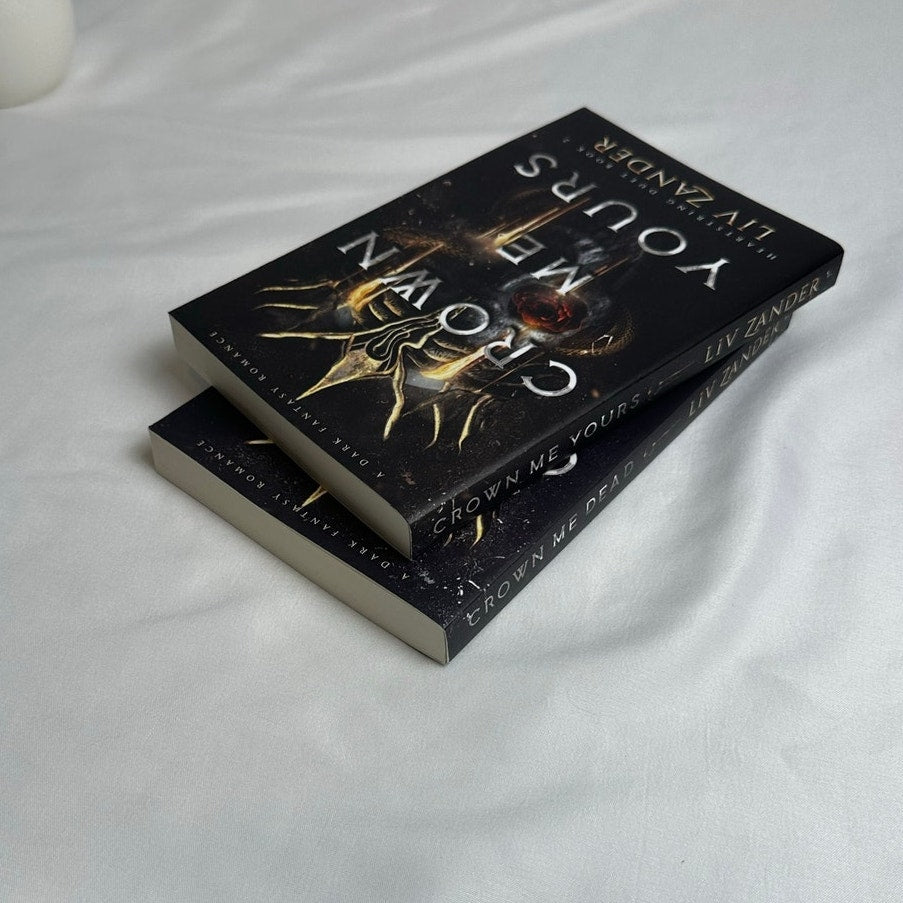 Crown Me Dead & Crown Me Yours by Liv Zander | OOP Indie Paperback Set