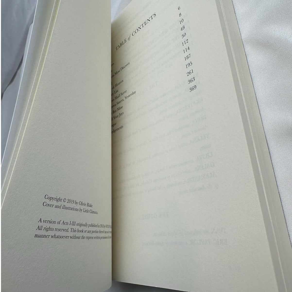 One for My Enemy by Olivie Blake | OOP Original Indie Paperback