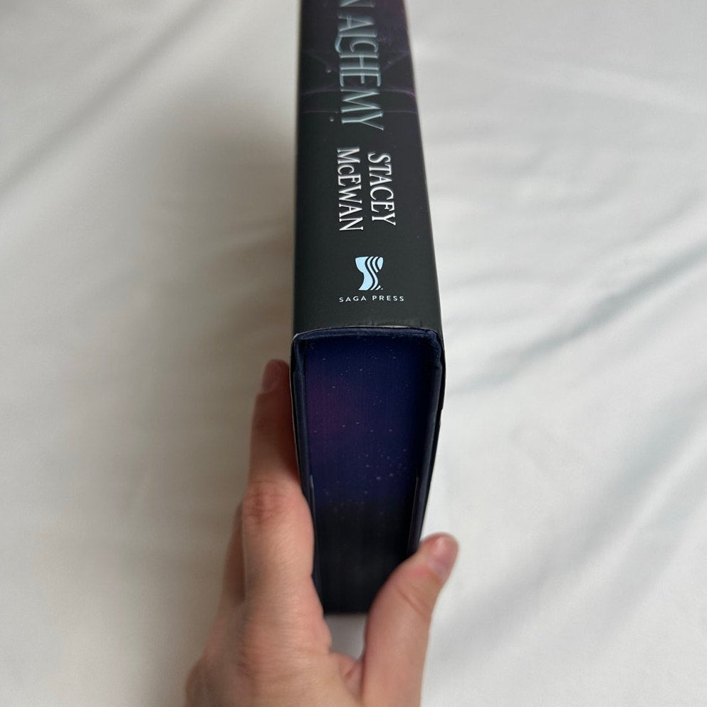 A Forbidden Alchemy by Stacey McEwan | OOP Deluxe Sprayed Edges Hardcover