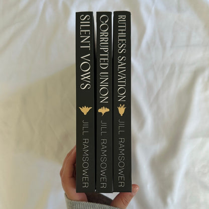 Jill Ramsower Signed Special Edition Set | Silent Vows, Corrupted Union & Ruthless Salvation