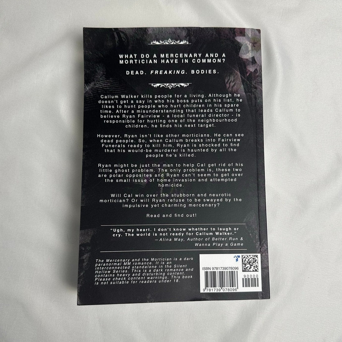 The Mercenary & the Mortician by Alexandra St Pierre | OOP Indie Paperback