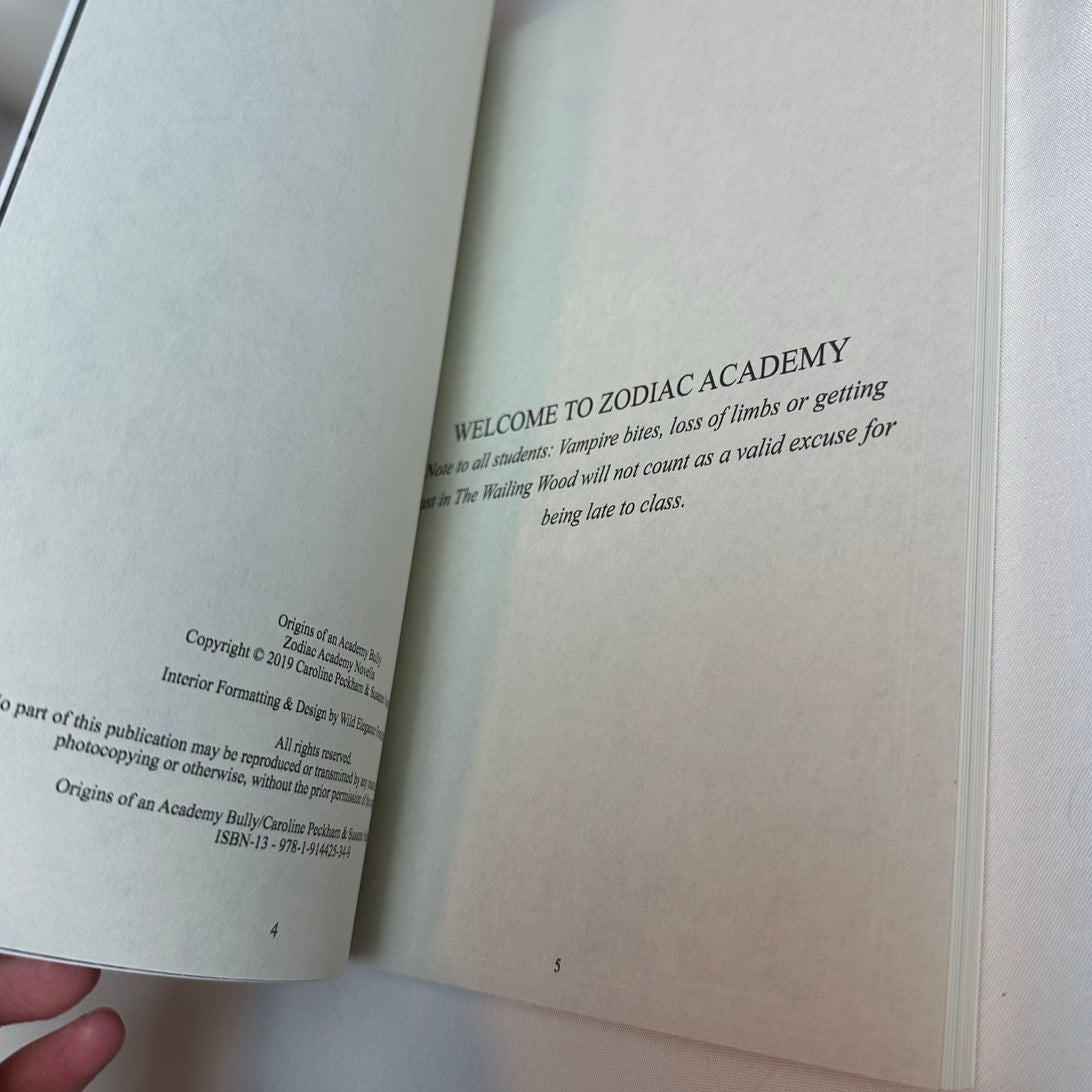 Origins of an Academy Bully by Caroline Peckham & Susanne Valenti | Paperback