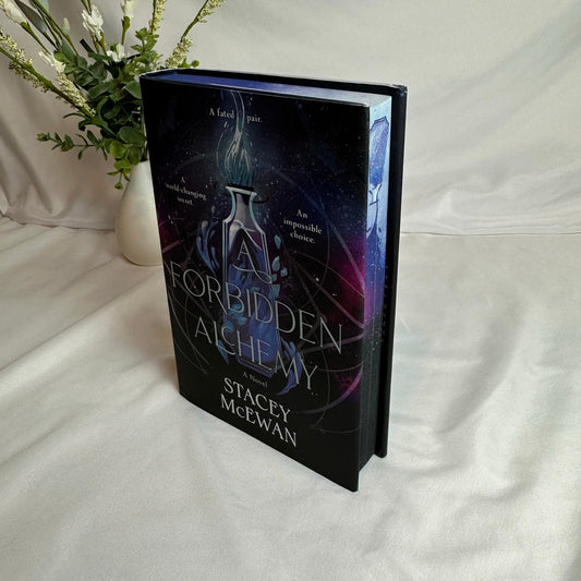 A Forbidden Alchemy by Stacey McEwan | OOP Deluxe Sprayed Edges Hardcover